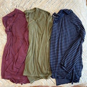 Lot of 3 AE American Eagle Soft & Sexy Long Sleeve T-Shirts